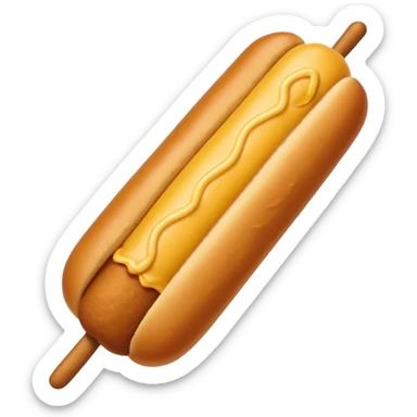 Total black corndog sticker