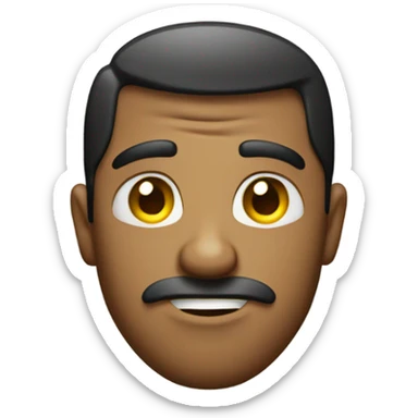 Emoji side eyeing sticker