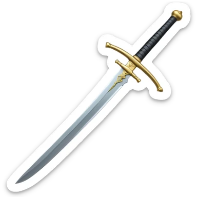 Real zoro sword sticker