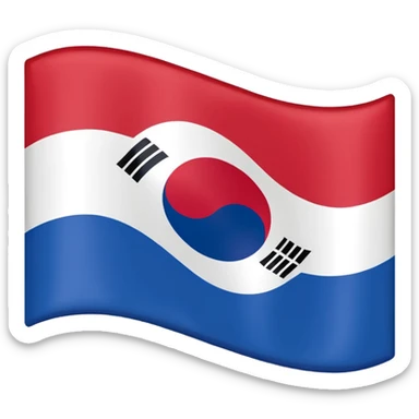 South Korea flag sticker