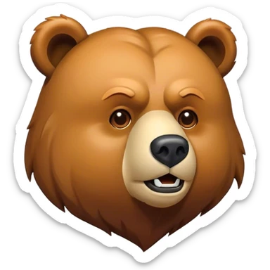 bears logo sticker