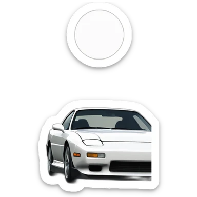 Rx7 initial D sticker