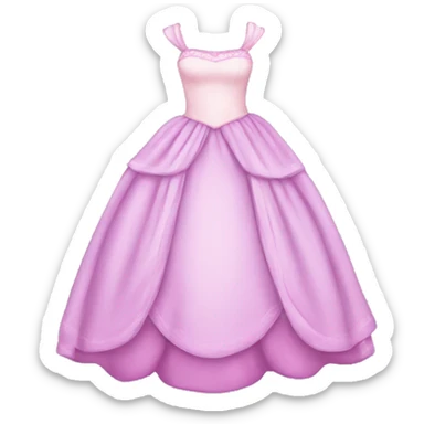 pretty princess dress sticker