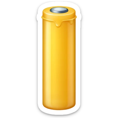 A wax cartridge sticker