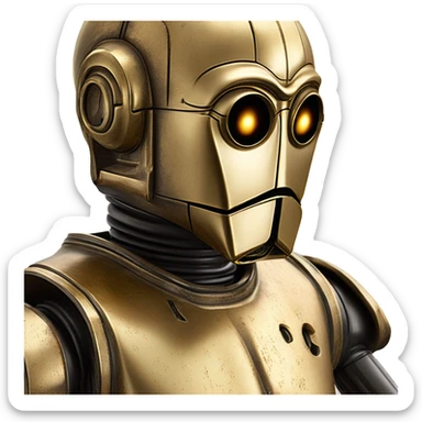 2013 Toyota 86 C-3PO carbonized tarnished from space  sticker