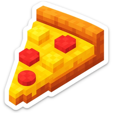 pizza with pineapple and pepperoni sticker