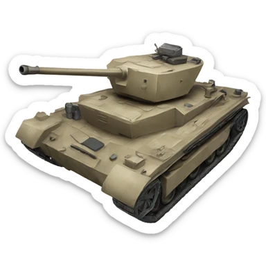 Bradly tank sticker