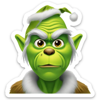Grinch sticker