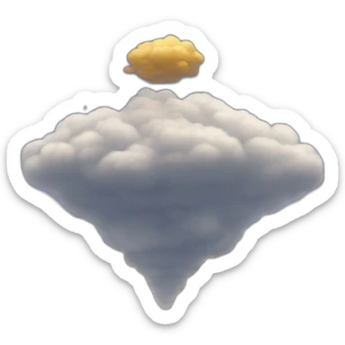 fusée qui monte au ciel sticker