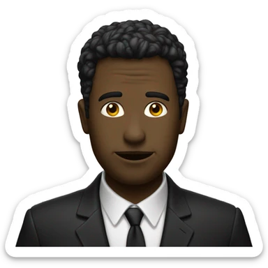 Un noir qui vole sticker