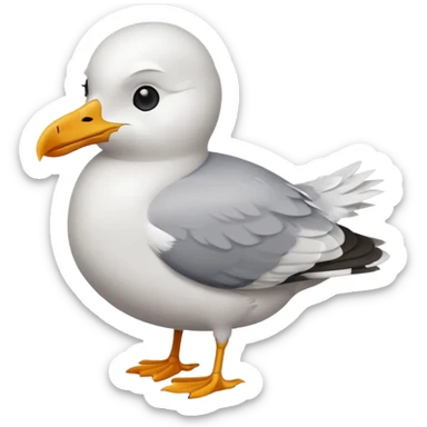 Seagull
Apple emoji style. sticker