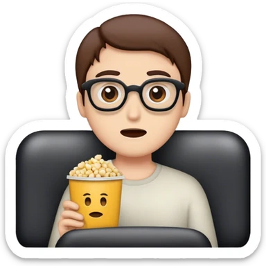 Watch a movie sticker