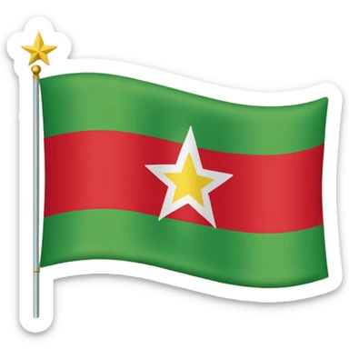 can you make me an Oromo flag please sticker