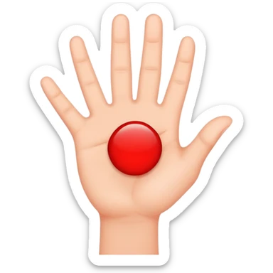 the bloodlines we are the ones hand symbol simple sticker