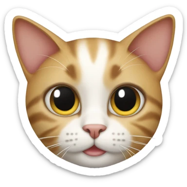 A cat sticker