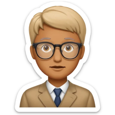 el ile gözlük sticker