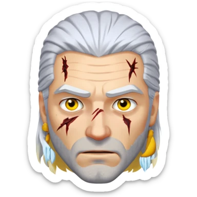 Geral of Rivia from Witcher 3 sticker