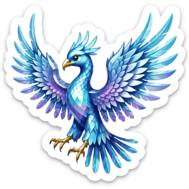 Ice Phoenix sticker