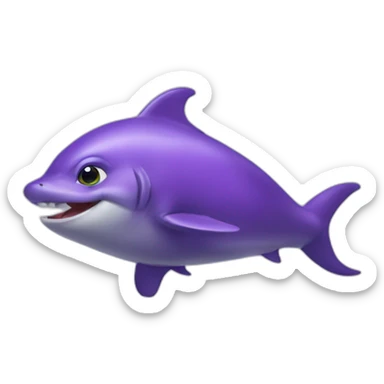 Dauphin violet  sticker