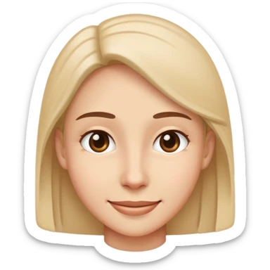 Sneakily smiling  sticker