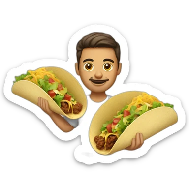Tacos français sticker