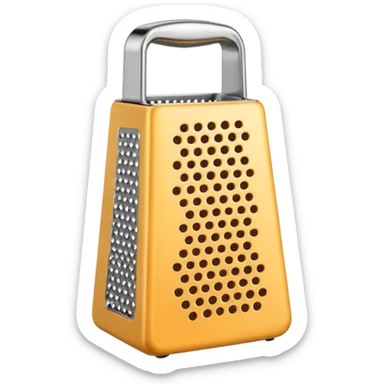 Cheese grater sticker
