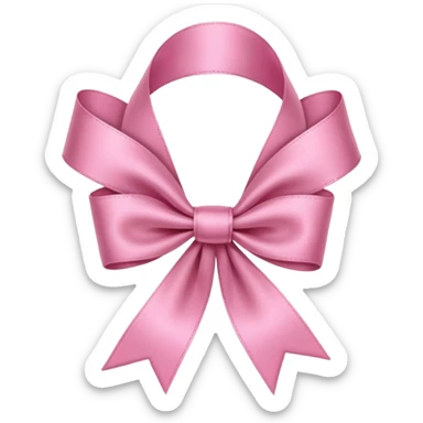 İt should give clean girl vibe it should be an emoji like an ribbon pink sticker