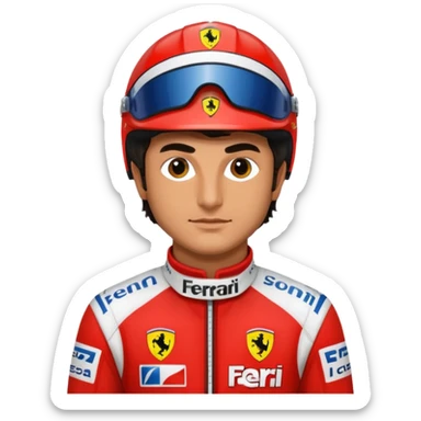 carlos sainz ferrari sticker