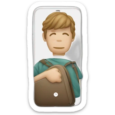 Lo que sientes al encontrar tu celular, tras haberlo dejado en un sitio público sticker