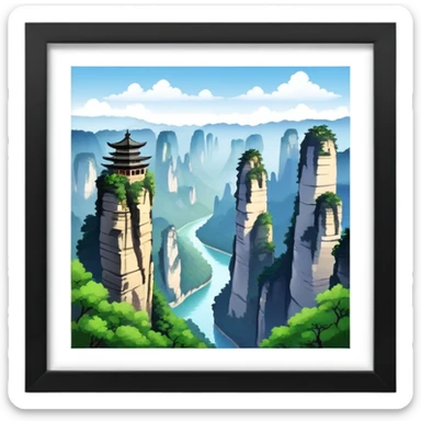 Zhangjiajie sticker