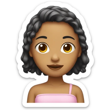 fille mayo de bain sticker