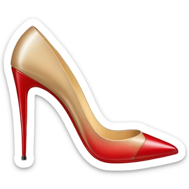 louboutin heel sticker