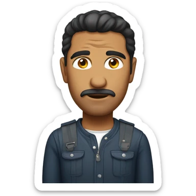 Romani person named David Boss  sticker