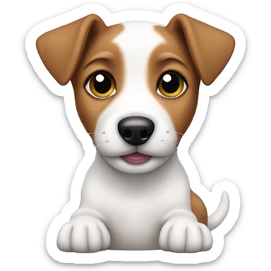 Jack Russel puppy sticker