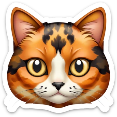 Tortoiseshell cat sticker