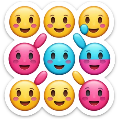 Los emojis de tik tok sticker