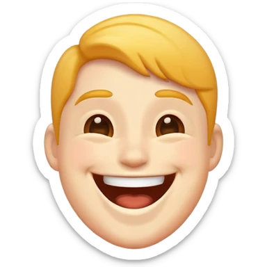 Yam laughing  sticker