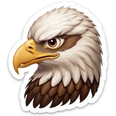 Eagle head emoji sticker