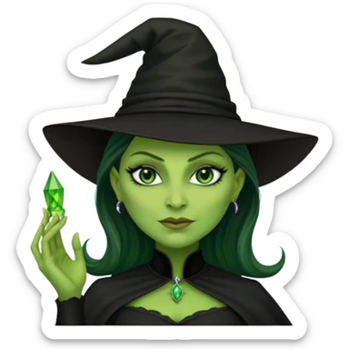 wicked elphaba sticker