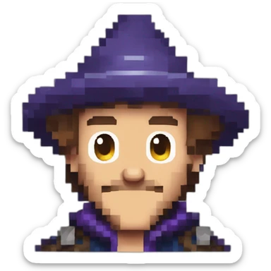Simon The Sorcerer 8bit sticker