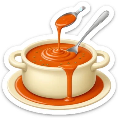 Creamela con più sugo e senza il basilico o qualsiasi cosa verde sopra  sticker