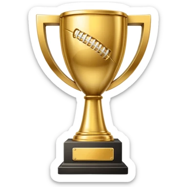 Superbowl trophy sticker