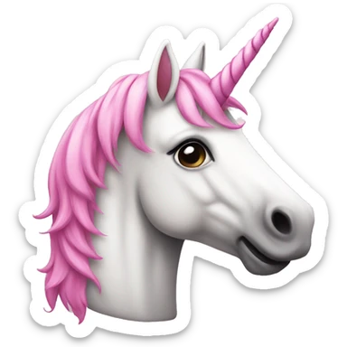 Unicorn pink sticker