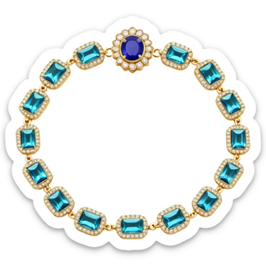 realistic van cleef bracelet  sticker