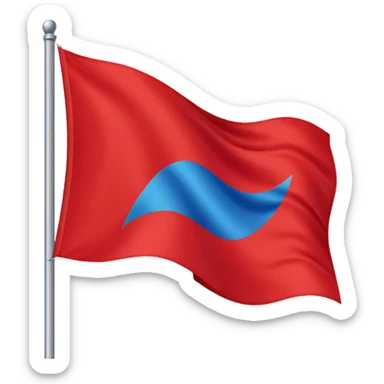 red flagg with ebeay logo there sticker