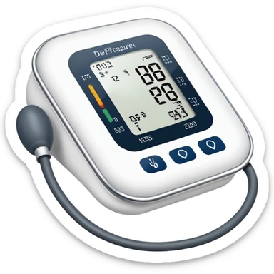 blood pressure cuff sticker