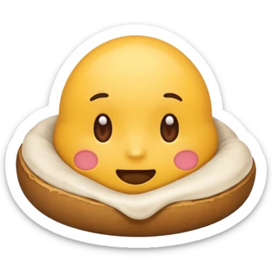 Une personne entraîne de faire caca sticker