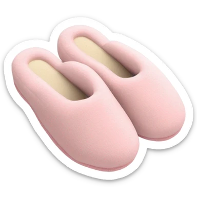 Pink slippers sticker
