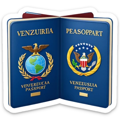 Pasaporte venezolano sticker
