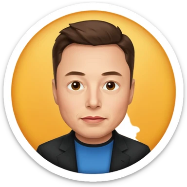 elon musk sticker